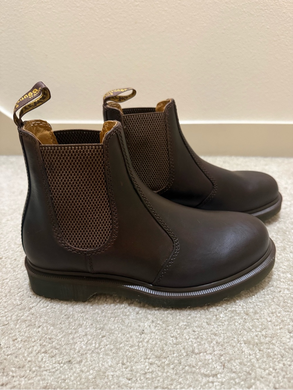New Dr. Martens 2976 Chelsea Crazy Horse Boots